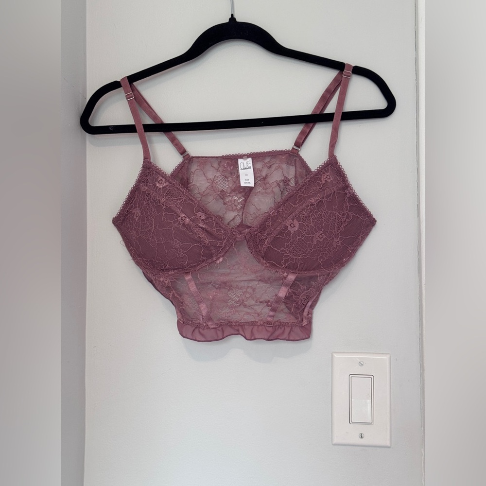 Garage lace bra top